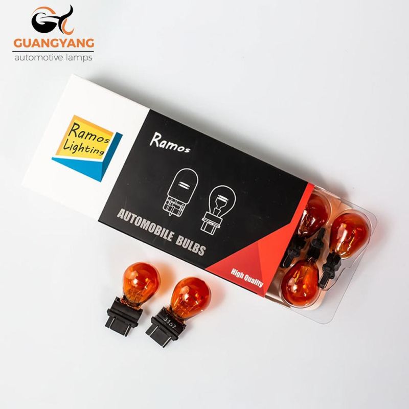 Factory T25 3156 3157 12V 21/5W Amber Car Brake Tail Lights Universal Stop Tail Reverse Light