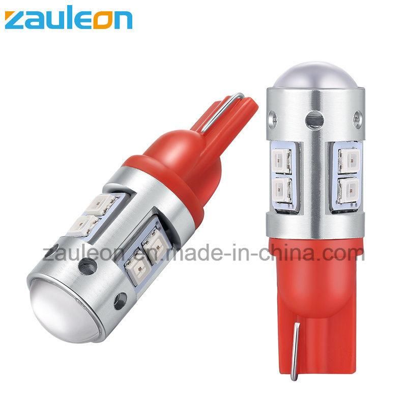 T10 168 194 W5w Red Wedge LED Park Light Bulb