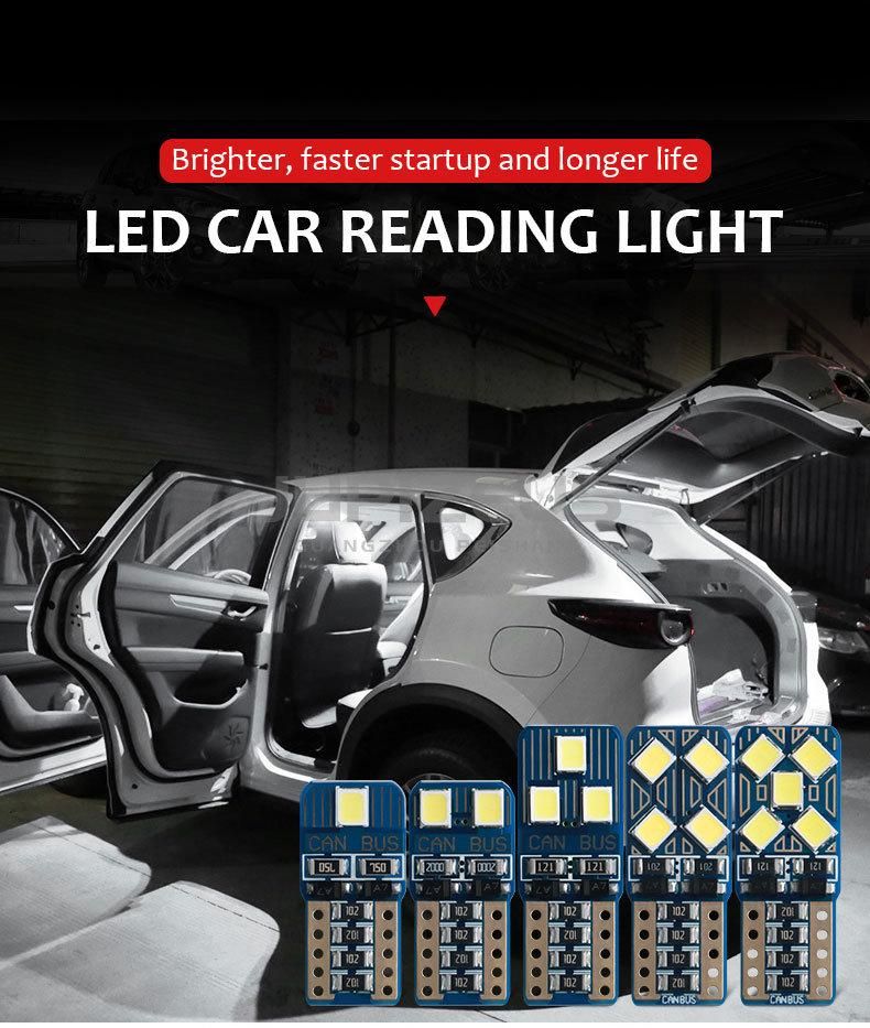 T10 W5w 194 168 3030 2SMD LED Car Light Bulb Canbus Clearance Lamp White 6000K Door Bulbs