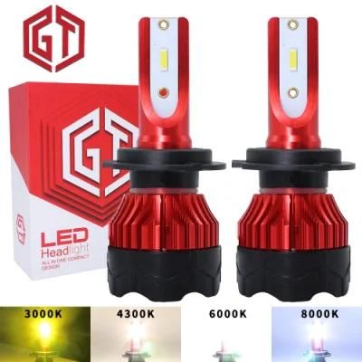 K5 LED Lamp Car Headlight Bulbs H1 H4 H7 H11 Auto Automotile LED Lamp 12V 50W 8000lm