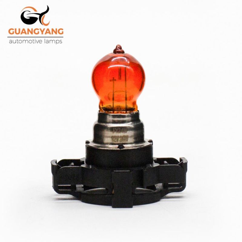 Car Fog Light Bulbs PY24W 12V24W Amber Headlight Accessories Turn Signal Lamps