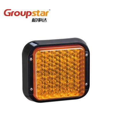 Car Lights Factory Price 12V 24V Adr Square Dump Truck Trailer Indicator Turn Signal LED Tail Light for Truck