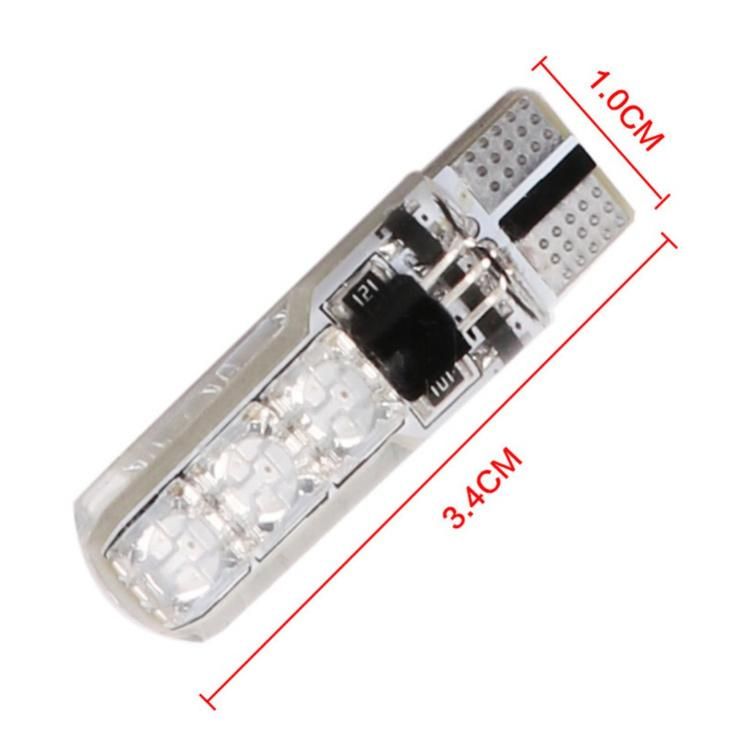 New T10 W5w RGB LED Car Clearance Lights SMD RGB T10 LED Bulb Remote Width Interior Lighting Source Car Styling