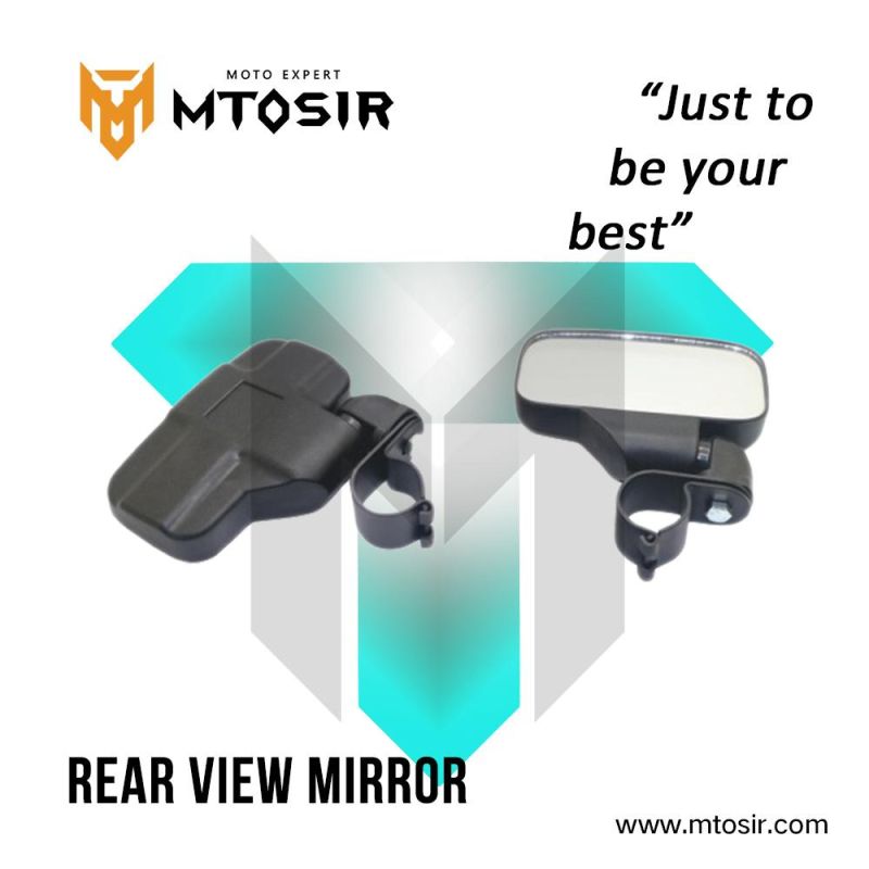 Mtosir High Quality Rear View Mirrors for UTV Side Mirrors Adjustment with Brackets for All Mountain Bike Motorcycle Spare Parts Accessories