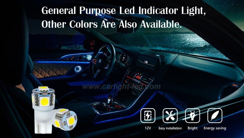 194 LED Light Bulb 6000K 168 T10 Car Dome Map Door Lights