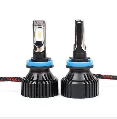 Manufacturer Car LED Light Headlight H4 H7 H8 H9 H11 9005 Hb3 9006 Hb4 12V 24V 6500K LED Auto Bulb Headlamp Lamp 40W 8000lm