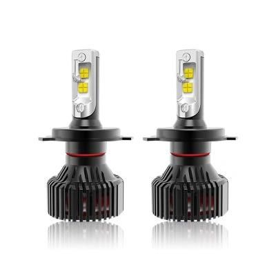 Newest T8 Car LED Headlight Super Bright White Light High&Low Light Bulb H7 H11 H4 9005 9006 9007 CREE Dhip Super Bright Universal Car Light