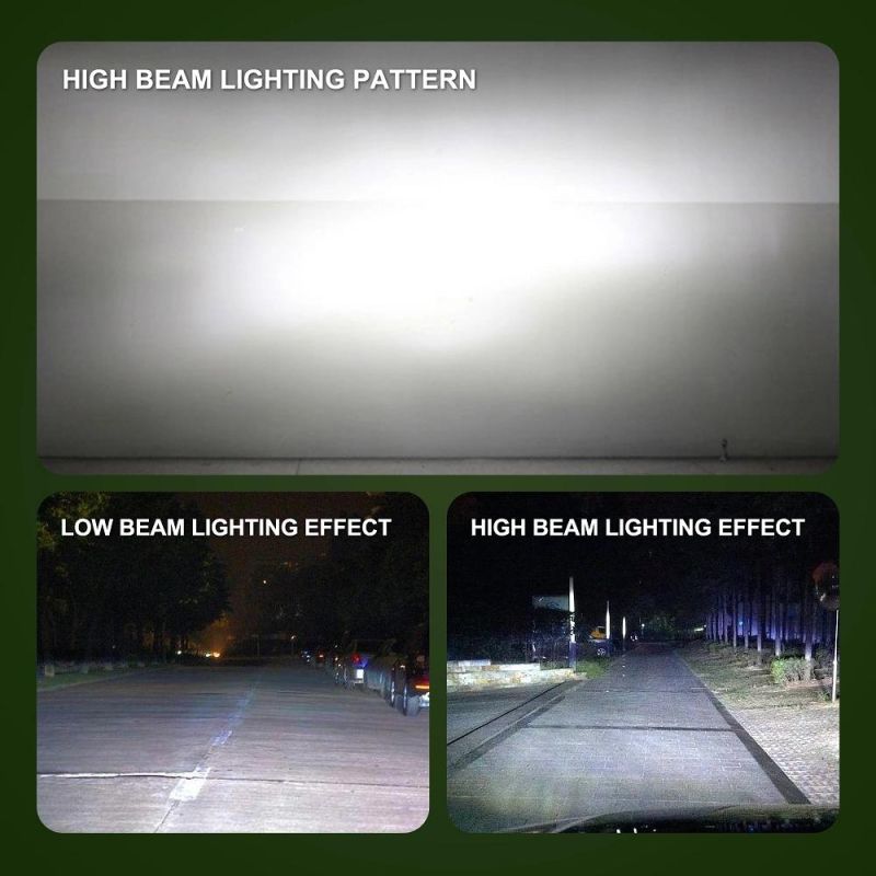 Wholesale Car Cheap 9007 Hb5 S2 LED Head Light Lamp Kit Three Sides 72W 8000lm