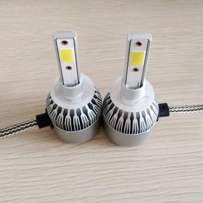 Lightech C6 12V 24V COB Fan Cooling LED H27 880 881 Headlight