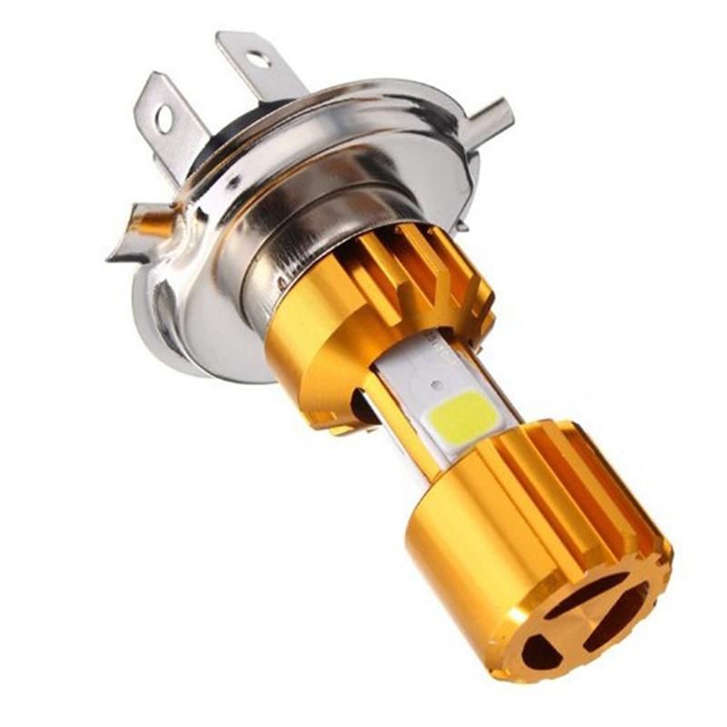 3 Side COB LED Motorcycle Headlight 18W 6000K 4000lm