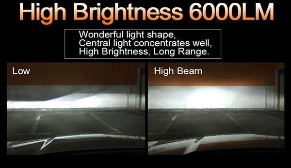 9005 X3 6000lm Phi-Zes Car LED Headlight