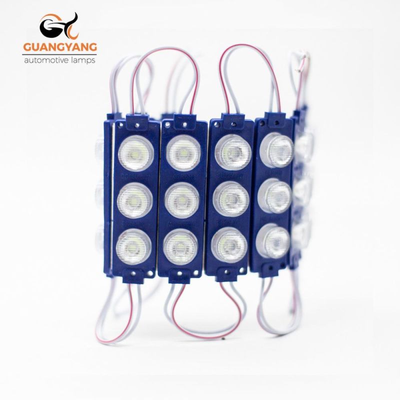 Double Row 6 Lights Blue 12V 3W LED Mini Panel Module High Quality Module Light