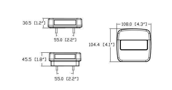 Tail/Stop/Turn Signal Reflector Lamp Lt-102 with E4 /E9 Certification