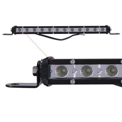 7 13 20 Inch Super Slim LED Light Bar for Jeep Truck ATV Tracto Flood Spot Beam 12V 24V 36W 72W 90W LED Work Light Bar