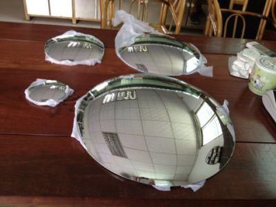 Truck Side Mirror Parts Round Convex Mirror Glass