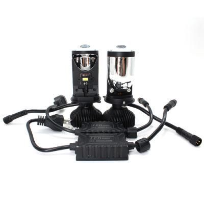 Mini LED Lens Headlight Projector H4 with Ce RoHS X3 S2 S1 C6 Lamp