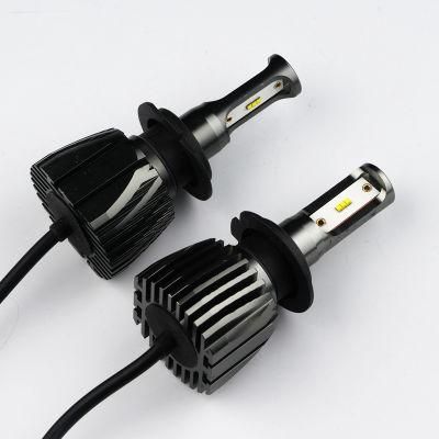 V23 High Lumen 5500lumen 1860chip Cooling Fan H7 LED Car Light Bulb Mini Super Bright LED Headlights