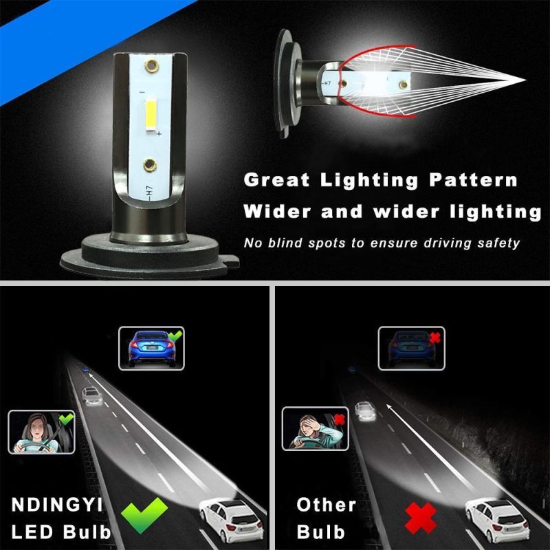 Popular Auto Lighting System 48W 4800lm 6500K Mi9 LED Headlight