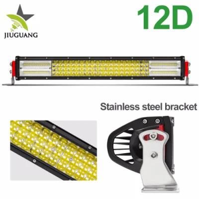 Newest 8d 12D 4 Rows 22&quot; 32&quot; 42&quot; 50&quot; 52&quot; Waterproof 12V 4X4 Car Offroad CREE LED Light Bar