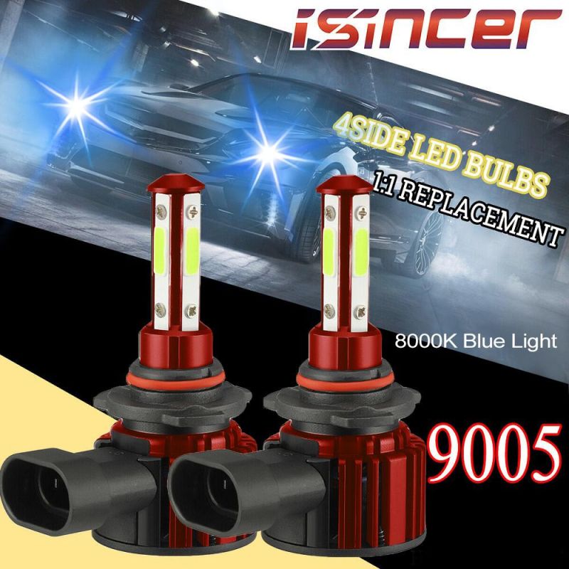 Powerful Super Bright LED Bulb LED Headlight 9005 Hb3 Auto Lamp Car Automobiles LED Head Lamp 12V 24V 6000K White Light