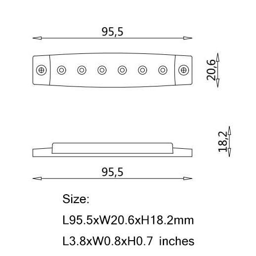 6LED White Blue Surface Mount Transom Light Stern Light