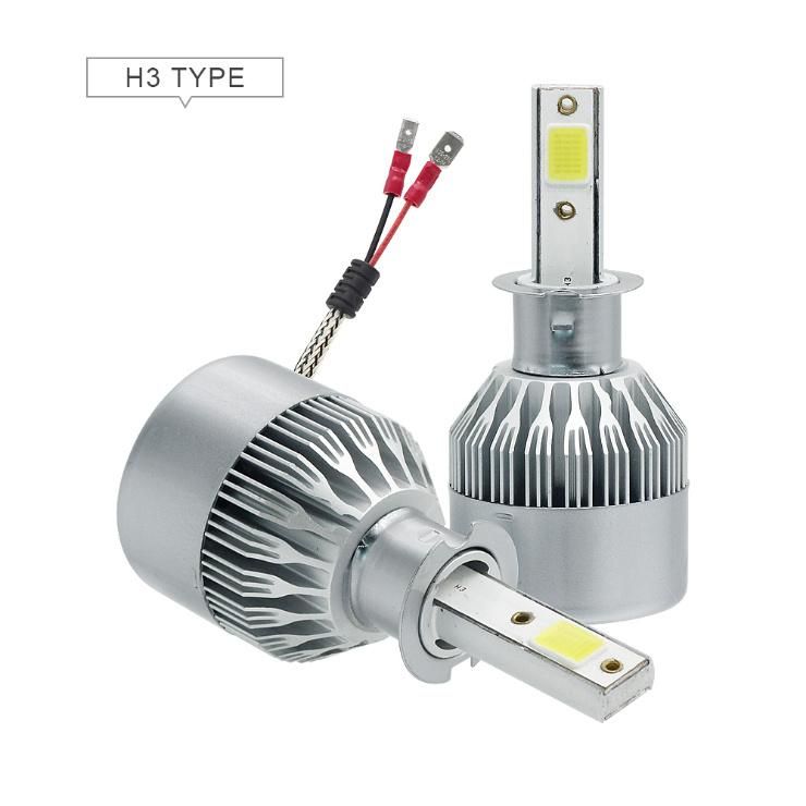 Hot Sale COB LED Headlight of C6 H4 Conversion Kit12V 8000lm for Driving Light Auto Lights