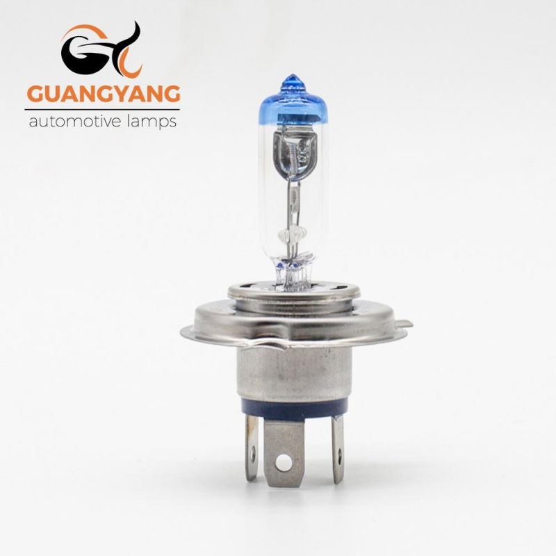 Car Halogen Bulb H4 12V 60/55W Blue Coating Warm White