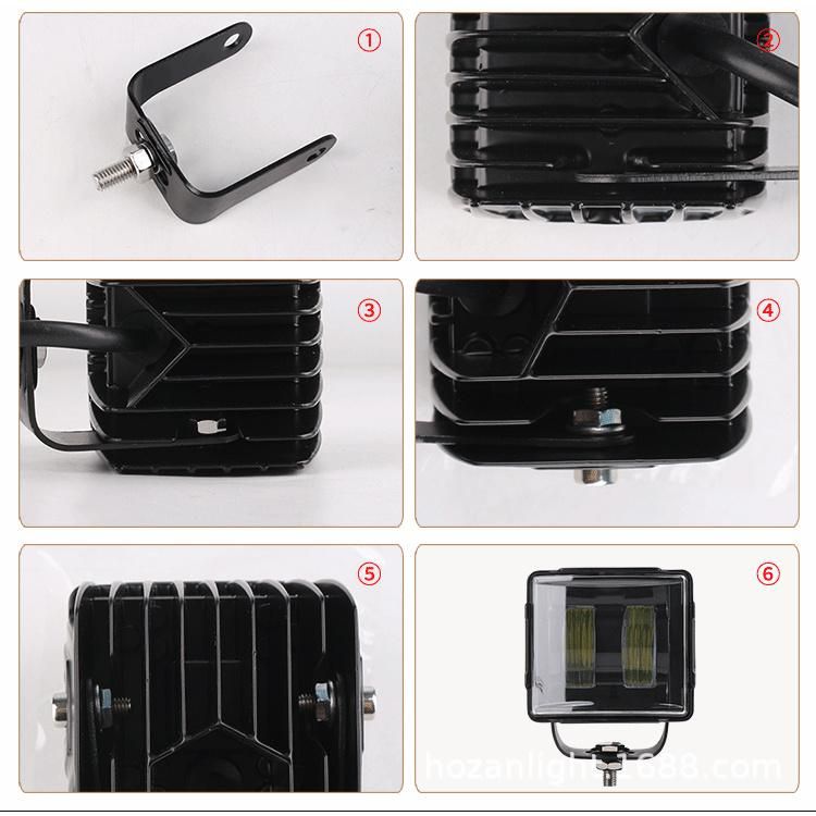 4X4 LED Spotlight 30W Square LED Work Light