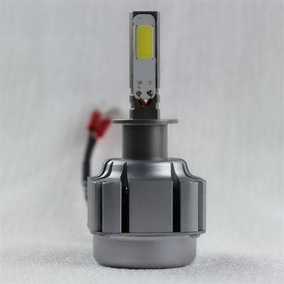 Auto Lighting System Triple Color 48W 3500lm High Low Beam Motorcycle H11 LED Headlight