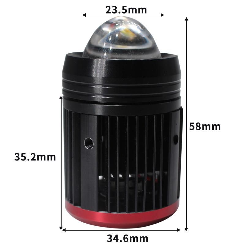 Wide Use U9 Mini Bi-LED Lens Fog Lights Offroad Work Lights Car Spotlight Hi/Lo Beam Dual Colors Motorcycle Headlight Auto Lamps