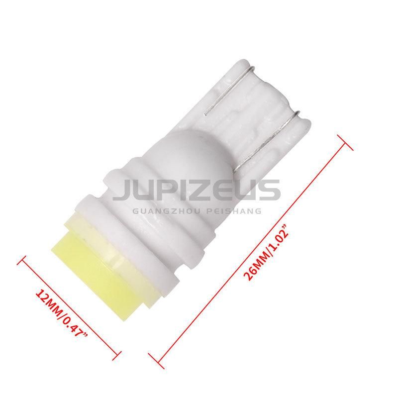 Hot Sale DC12V T10 Ceramics Base White Car Auto W5w LED Number Plate Trunk Light Bulb