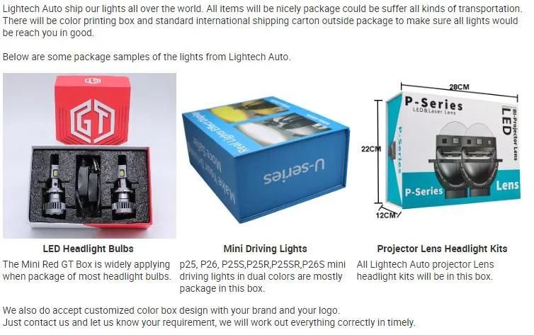 Superior Brightness Gj H11 LED Light with Other Best Models 9004 9005 9007 H13