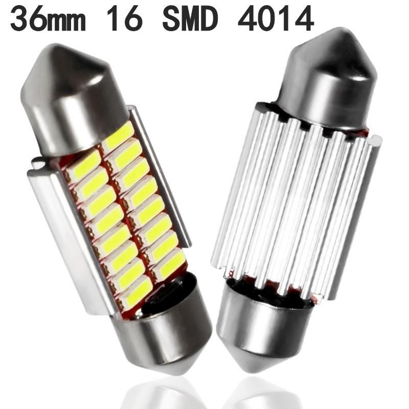 Festoon 31mm 36mm 39mm 42mm LED Bulb C5w C10W Super Bright 4014 SMD Canbus Error Free Auto Interior Doom Lamp Car Styling Light