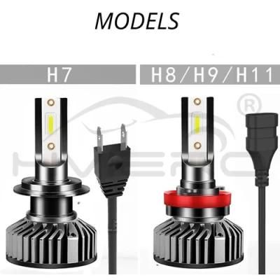 Wholesale F2 Mini LED Car Light Csp Chips 50W 6000K H1 Bulb H3 LED Headlight Lamp 9012 Hir2 1860 Chip 9005 9006 12V H4 H7 H11 Hb3 Auto Lamps