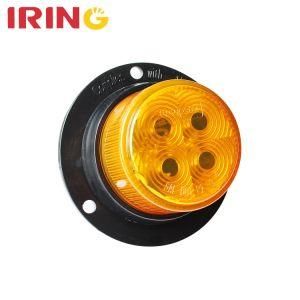 Waterproof 10-30V 2&prime;&prime; Amber LED Side Marker Turn Lights for Truck Trailer with SAE