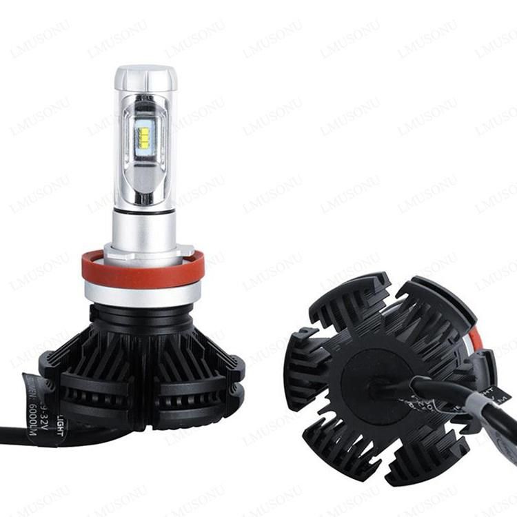 Lmusonu X3 H8/H9/H11 LED Headlight LED Auto Light 25W 6000lm Car Accessory