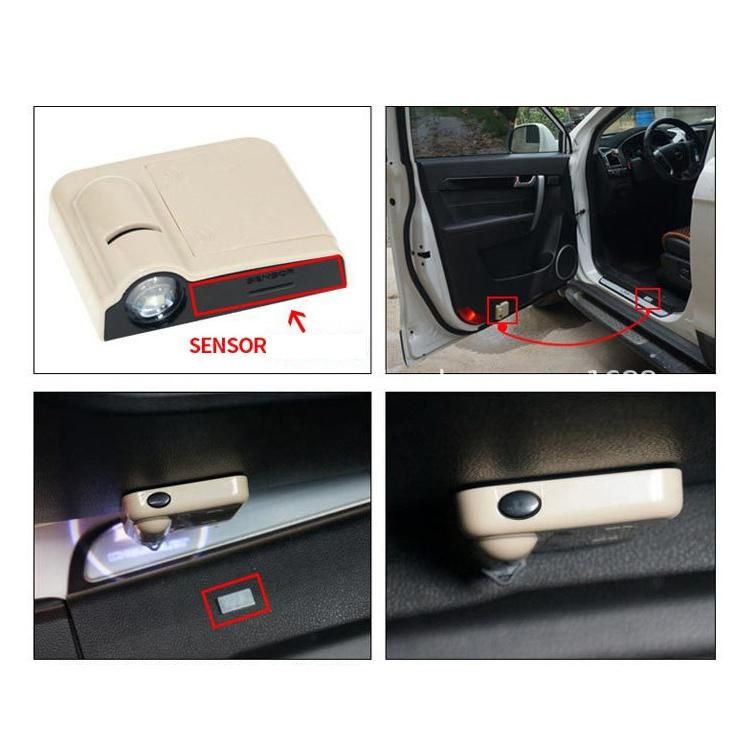 Wireless Car Door Custom Logo Welcome Lamp