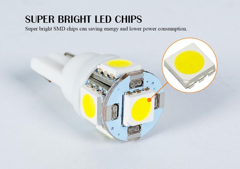 Hot Sale Manufactory Auto LED T10 Bulbs Lights