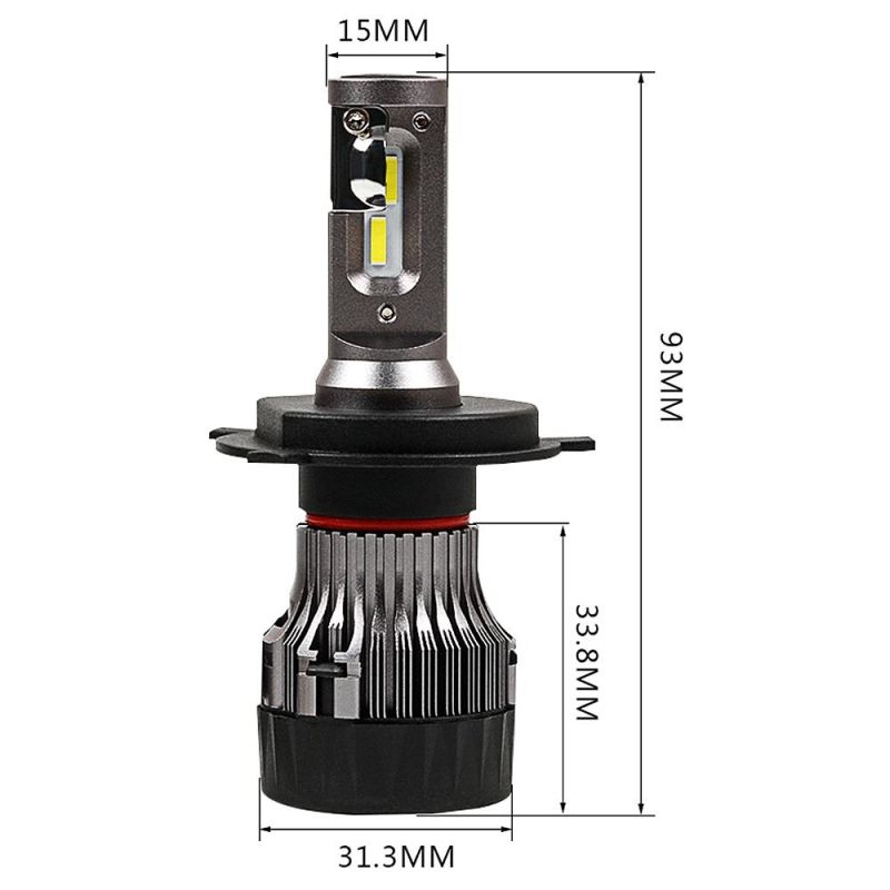 Mini 5000lm H4 LED Car Light