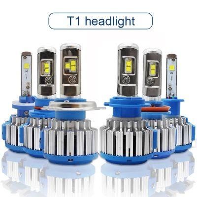 T1&#160; Cheap Factory Wholesale High Power Import Chip High Low Beam 12000lm H1 H3 H11 H7 H4 Car LED Headlight