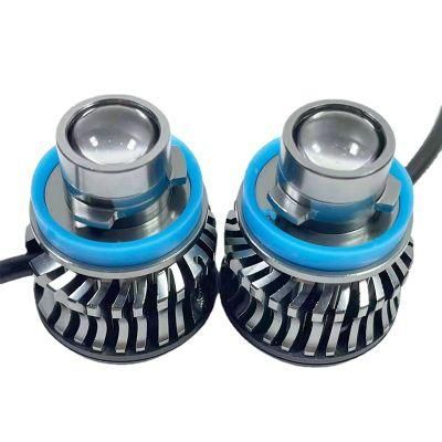 High Power Mini Laser Lens Fog Lamp 120W 20000lm Csp Chip 6000K 9-32V H11 H7 9005 9006 Car Headlight Bulb Automobiles Lamp