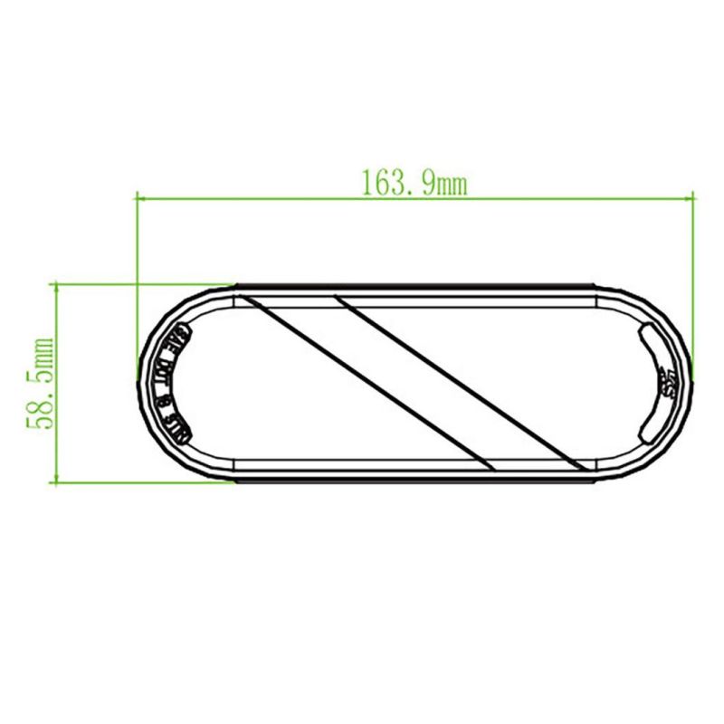 21LED 6 Inch Oval Signal Light