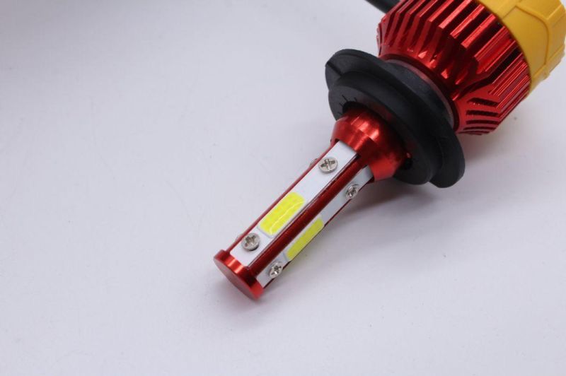 New LED Headlight K7 H4 LED Headlight Bulbs Four Sides 9003 72W 8000lm COB Chips Low Beam Fog Light Quick Installation