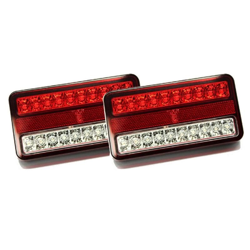 20LED Rectangle Combination Trailer Tail Lights