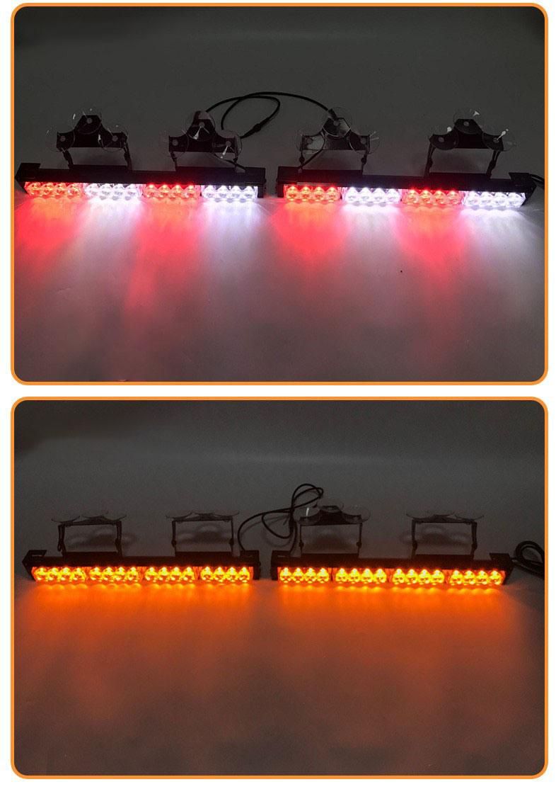 High Intensity 32W LED Strobe Emergency Warning Light Bar for off-Road Car Truck