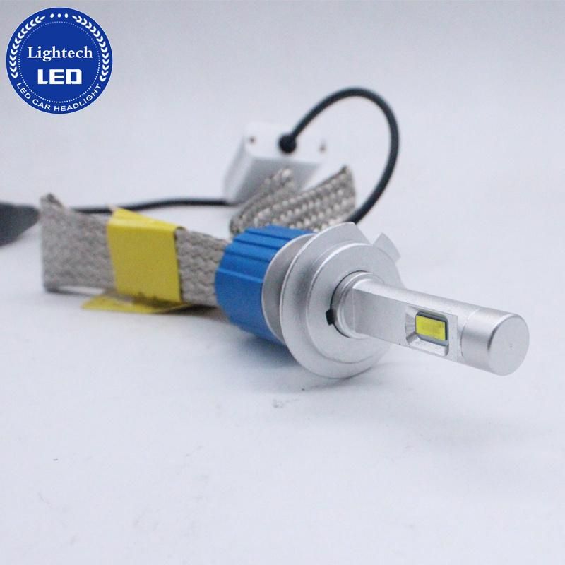 Flexible Copper Belt Heat Dissipation H7 LED Headlight for Motorcycle