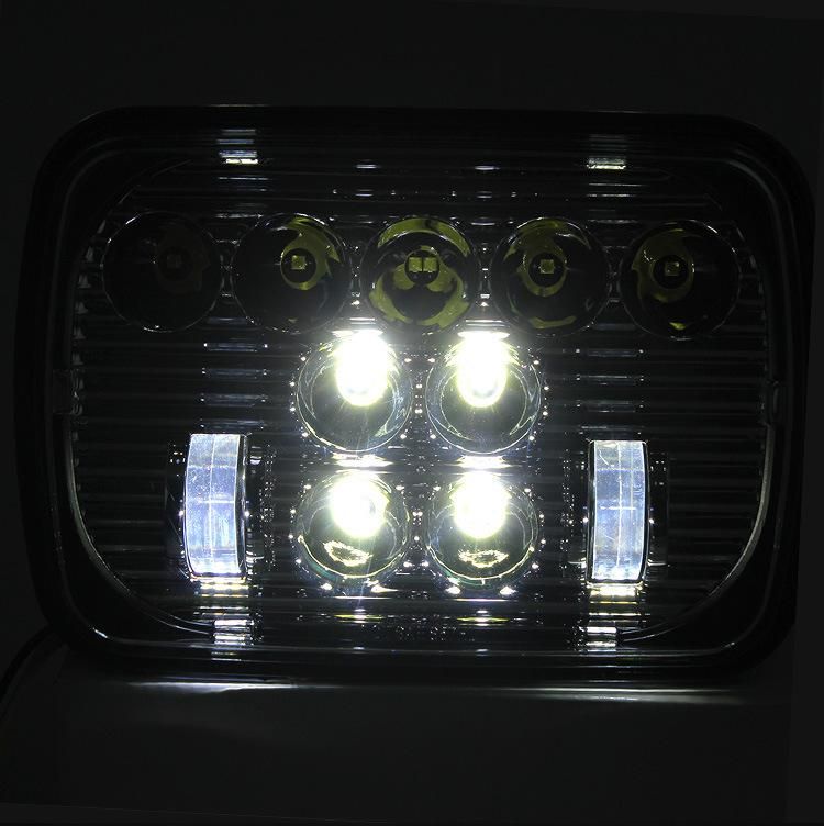 65W 5X7 7X6 Inch High Low Beam Sealed Beam LED Headlight for Jeep