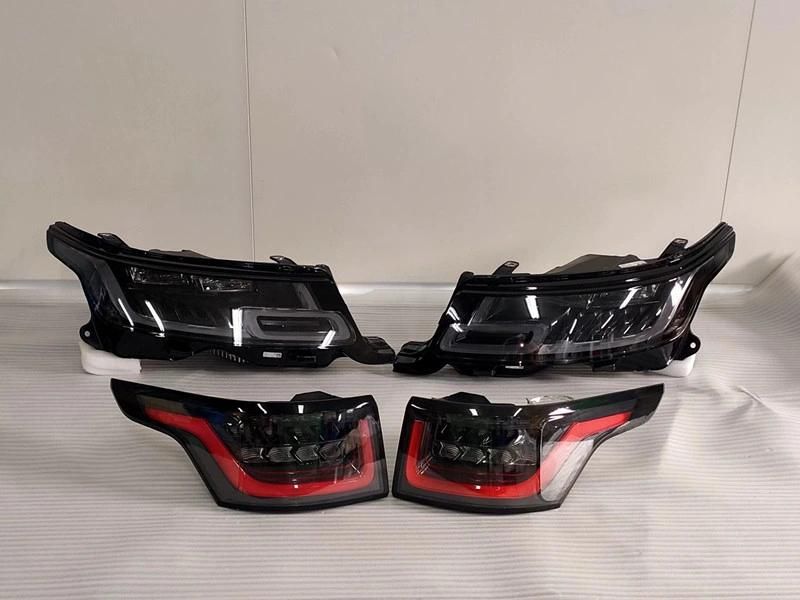 L494 Headllamps for Range Rover Sport 13-17 Headlights Upgrade to 2018-2020 SVR Style