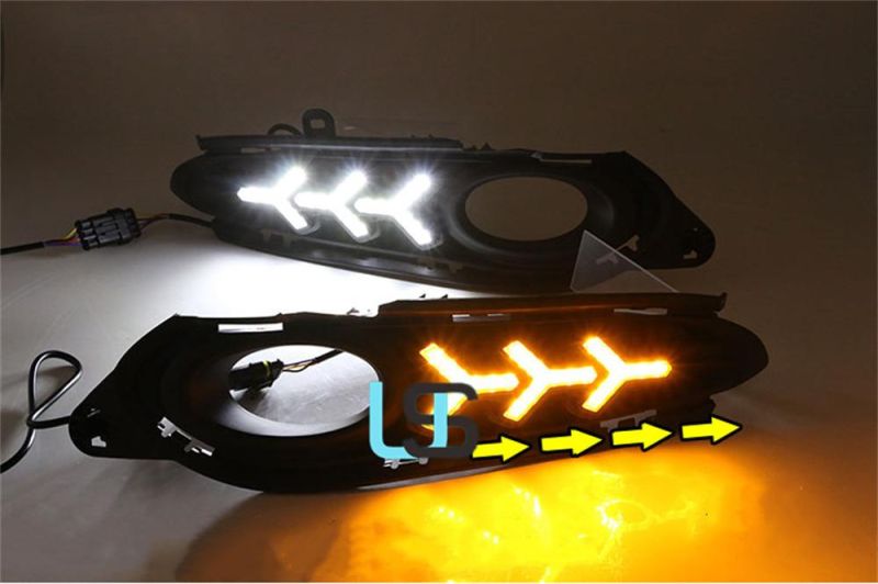 for Honda Vezel Hrv Hr-V 2015-2018 Front Bumper Fog Lamp Brake Reverse Turn Signal LED Daytime Running Light