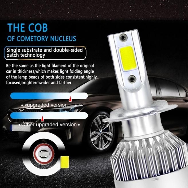 C6 LED Lamp Car Headlight Bulbs H1 H4 H7 H11 Auto Automotive LED Lamp 12V 50W 8000lm 6500K